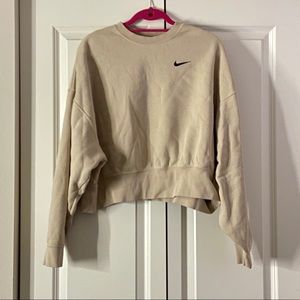 Nike cropped sweatshirt